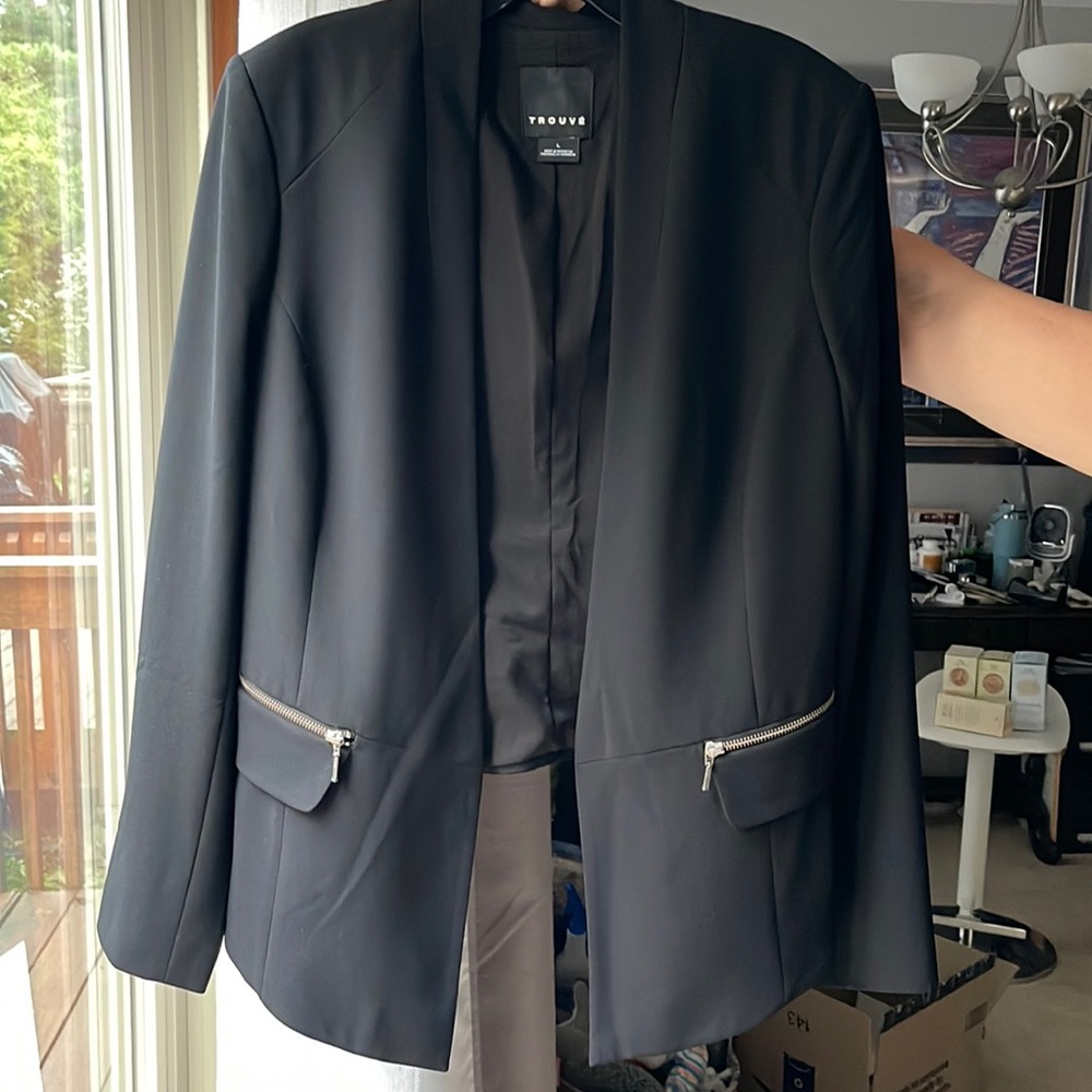 Black Trouve Suit Jacket